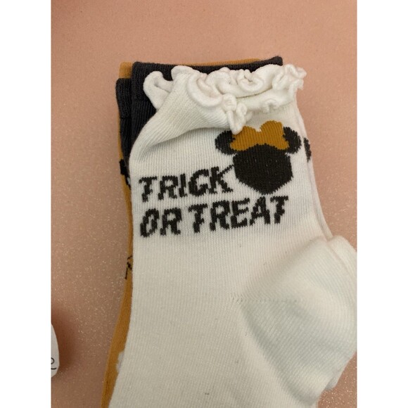 New Disney HALLOWEEN Crew Socks  MINNIE, Stitch, Spongebob, Wednesday - Picture 9 of 16
